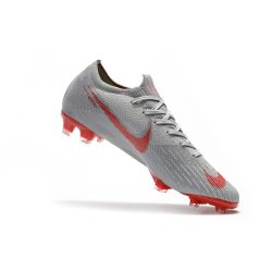 Nike Mercurial Vapor 12 Elite FG - Grijs Rood_3.jpg